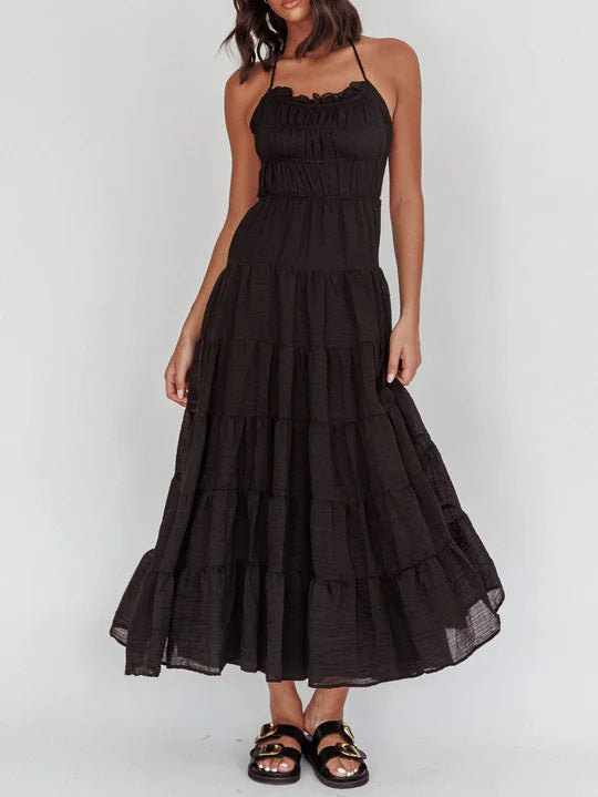 Skyra Maxi Dress - Black