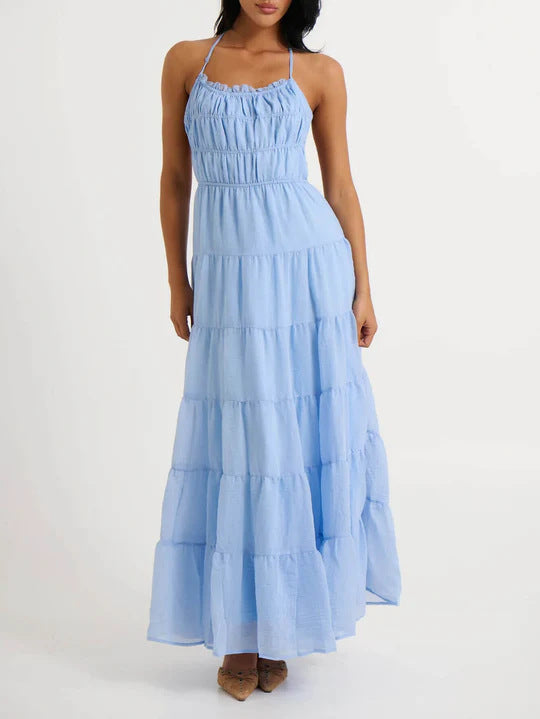 Skyra Maxi Dress - Blue