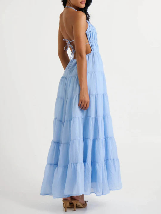 Skyra Maxi Dress - Blue