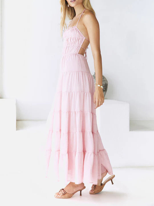 Skyra Maxi Dress - Pink