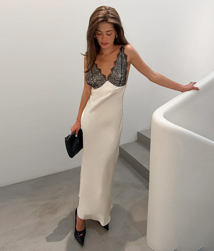 Slate Maxi Dress - Apricot