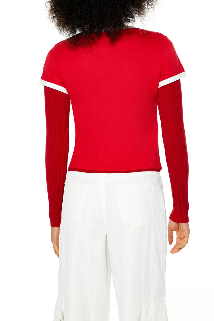 Snoopy Aspen Ringer Tee