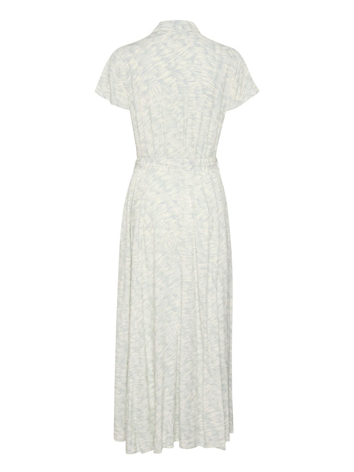 Soaked in Luxury SLArjana Maxi Dress Silver Blue Stroke