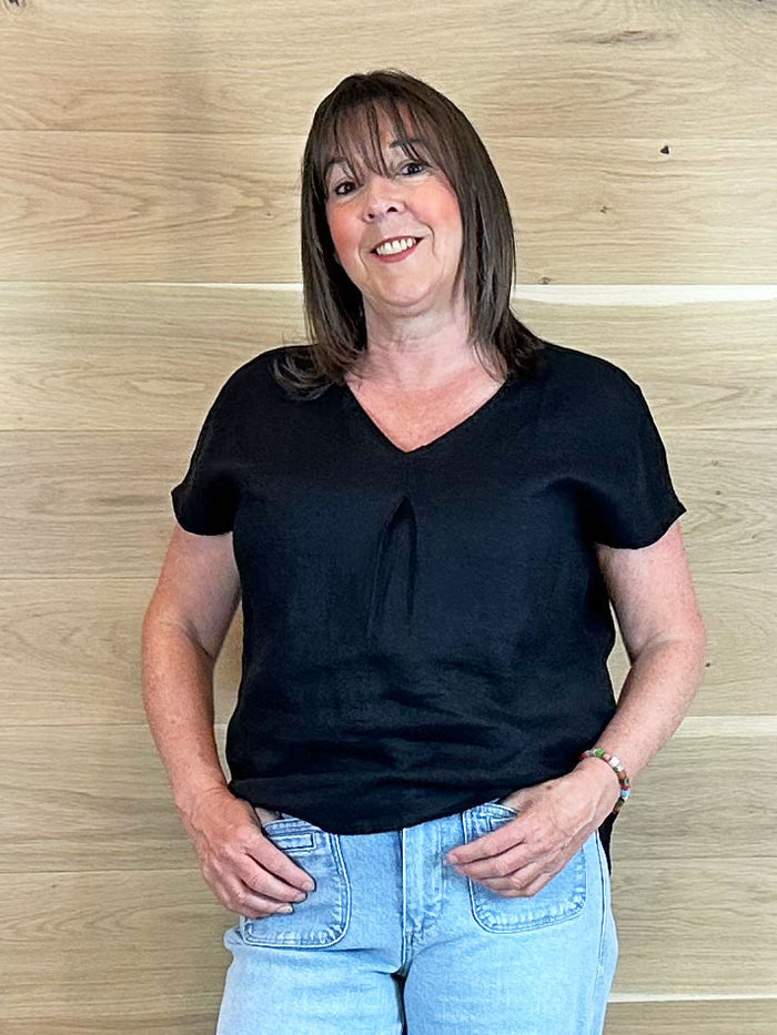 Soaked in Luxury SLCelian Iona Top Black