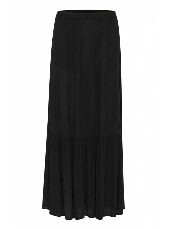 Soaked in Luxury SLElonor Maxi Skirt Black