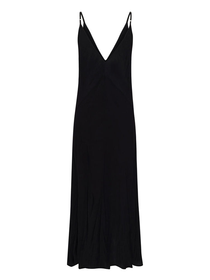 Soaked in Luxury SLElonor Strap Dress Black