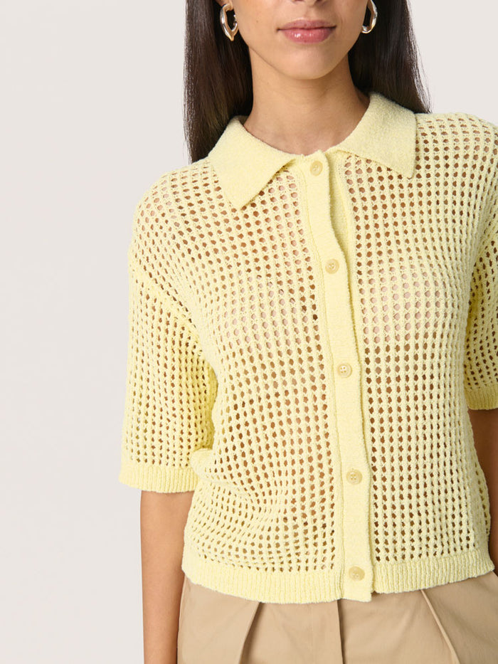 Soaked in Luxury SLKathryn Cardigan French Vanilla