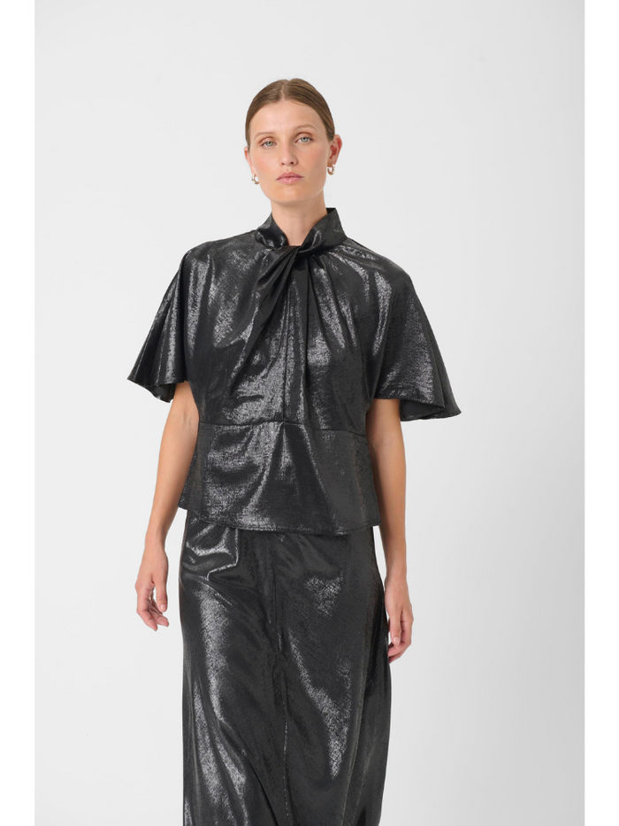 Soaked in Luxury SLMirmir Blouse Black