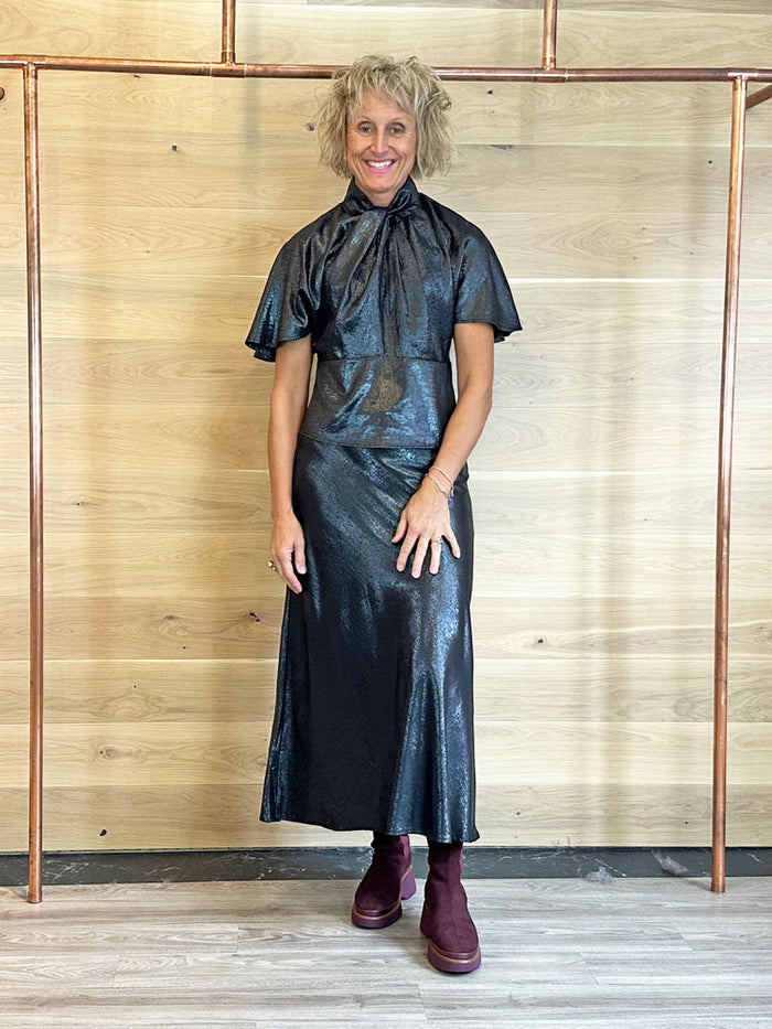 Soaked in Luxury SLMirmir Blouse Black