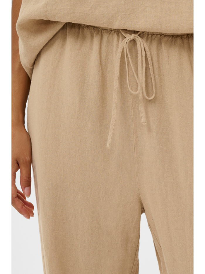 Soaked SLAria Linen Mix Pants White Pepper