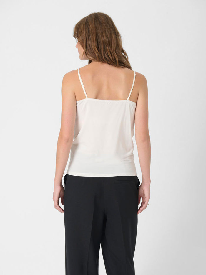 Soaked SLClara Singlet Broken White