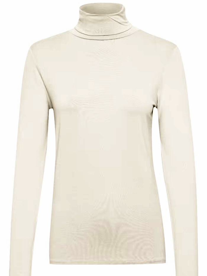 Soaked SLHanadi Rollneck LS Whisper White