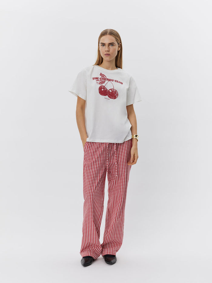 Sofie Schnoor Cherry T-Shirt White & Red
