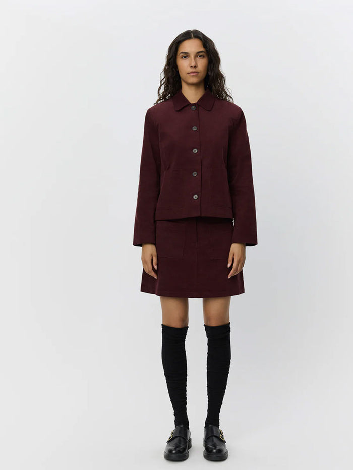Sofie Schnoor LeonaSW Corduroy Skirt Plum