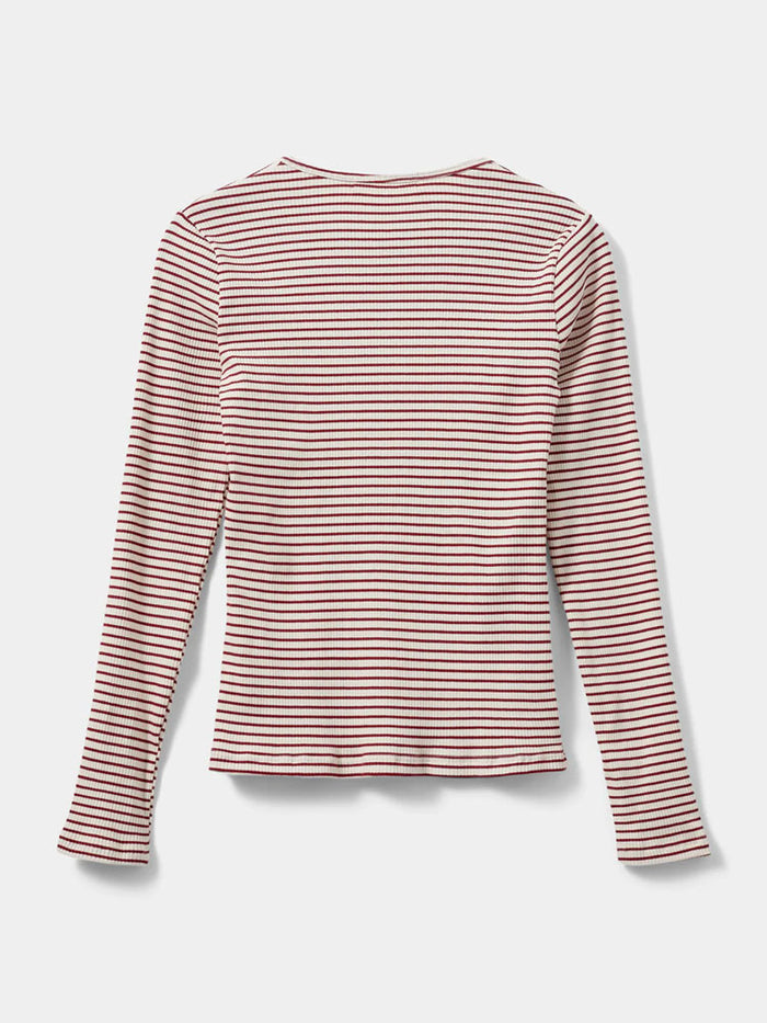 Sofie Schnoor PaxSW Long Sleeve Top Red & White