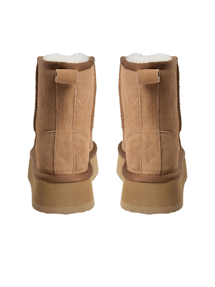 Sofie Schnoor Shearling Boots Tan
