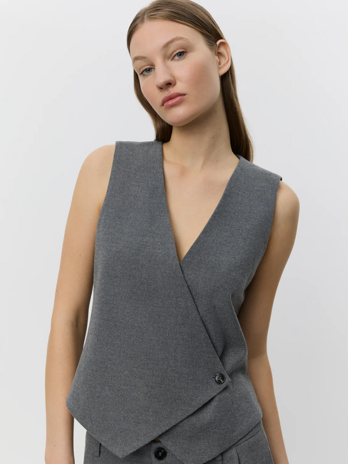 Sofie Schnoor VirginaSW Vest Grey Melange