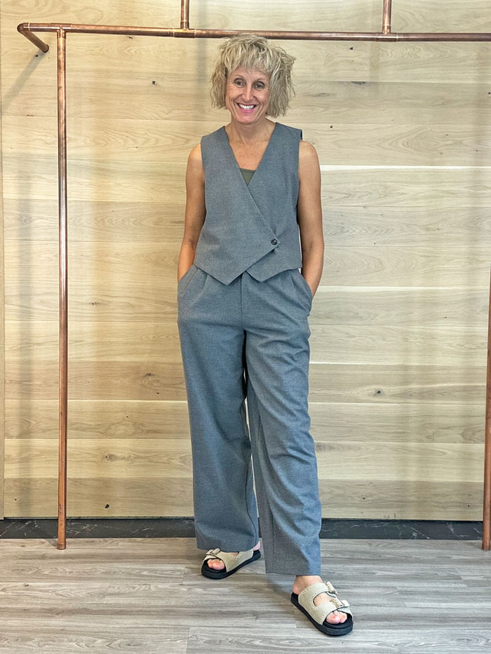Sofie Schnoor VirginaSW Vest Grey Melange