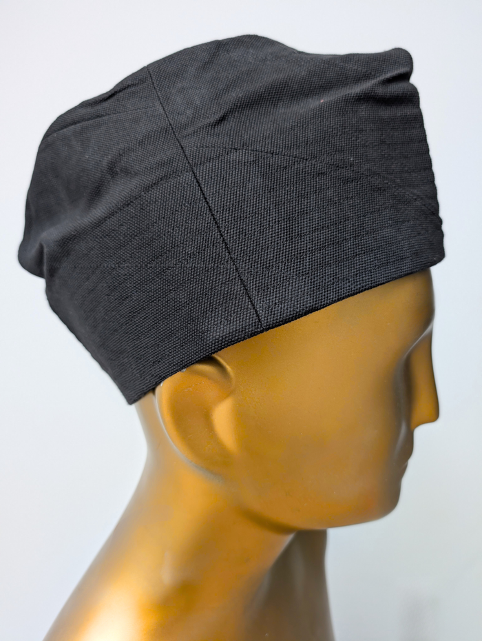 Sola Aso Oke African Cap – Black (Fila Hat)