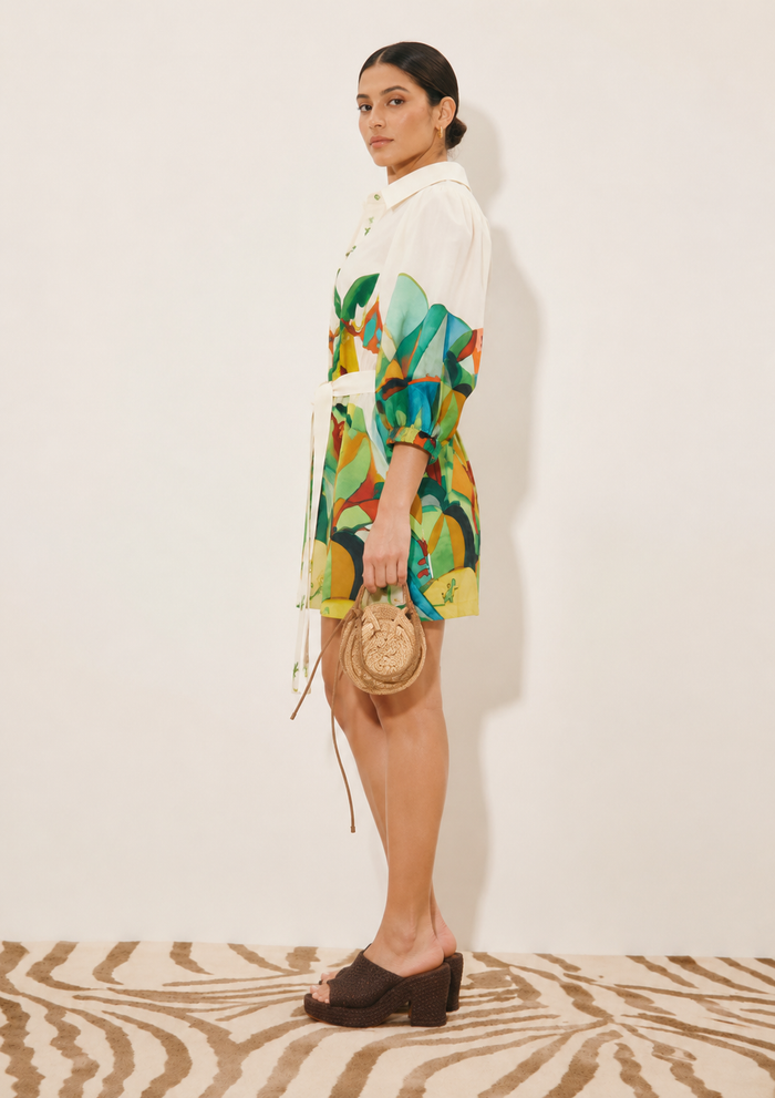 Sorbe Mini Dress - Apricot