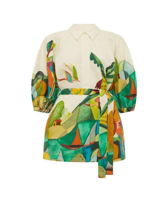 Sorbe Mini Dress - Apricot