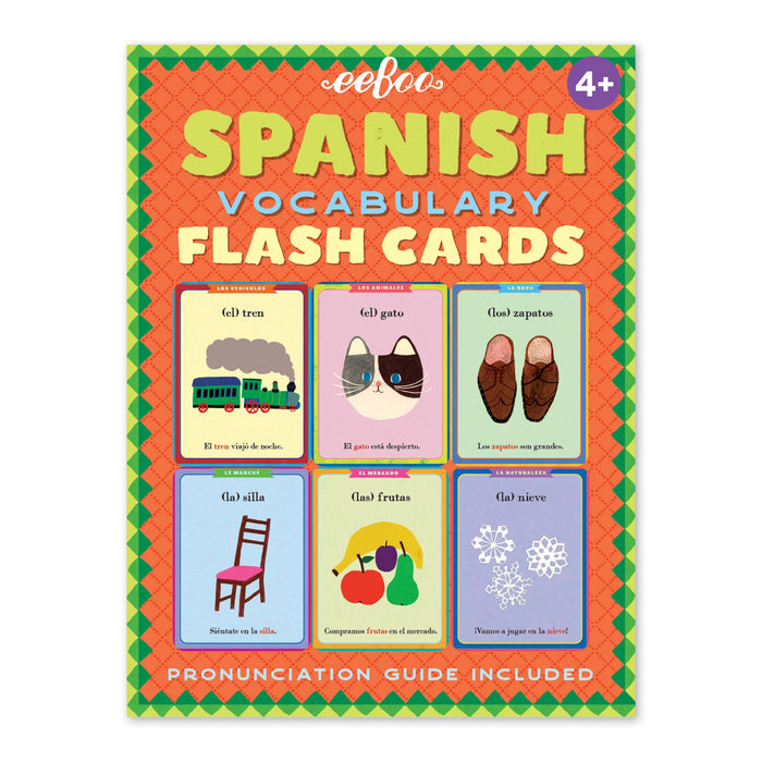 Spanish Vocabulary Flash Cards