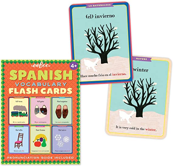 Spanish Vocabulary Flash Cards