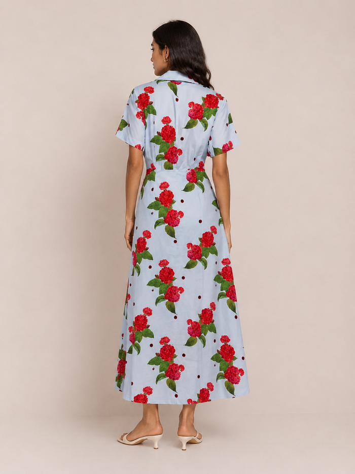 Sparks Maxi Dress - Blue