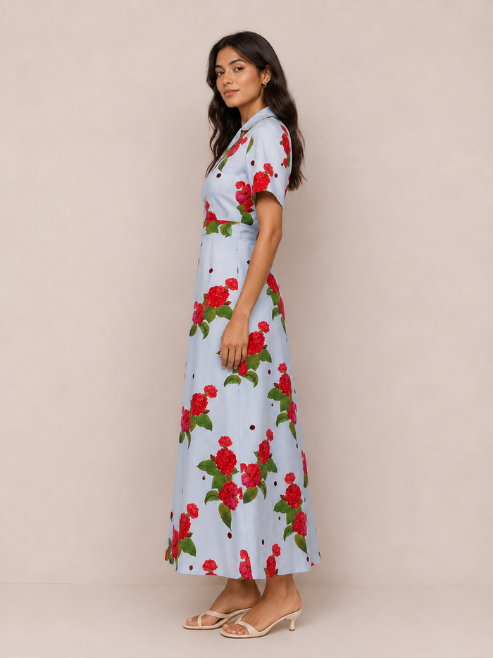 Sparks Maxi Dress - Blue