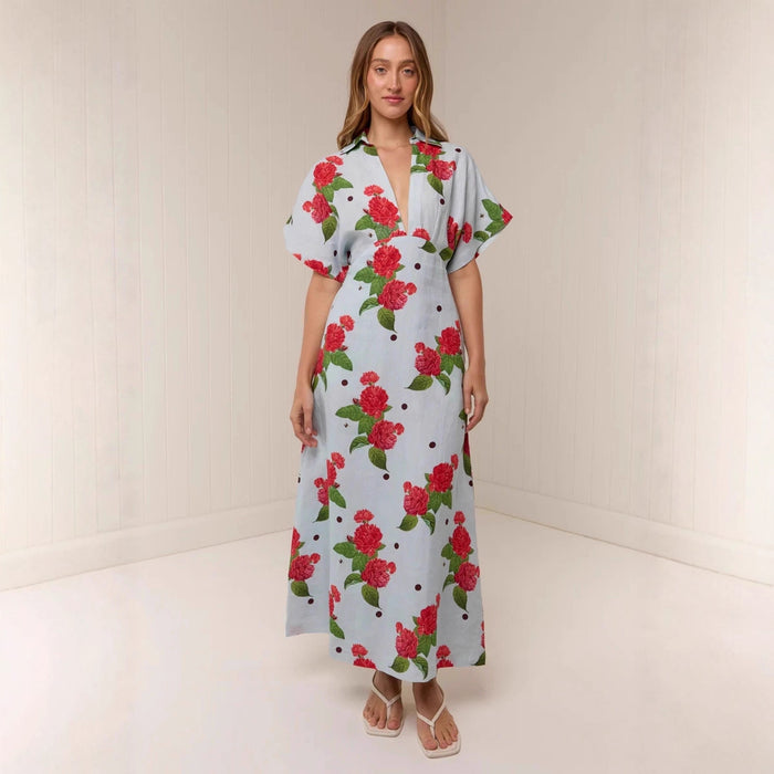 Sparks Maxi Dress - Blue