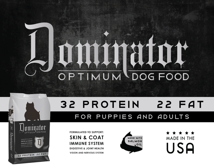 Specialty Feeds Dominator Optimum Dog Food 32-22 for Puppies & Adults