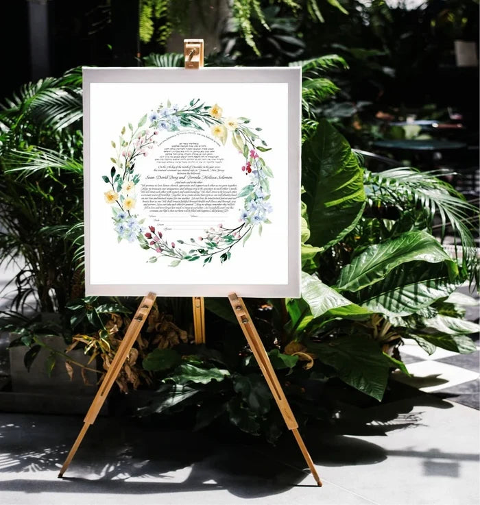 Spring Flower Ketubah - Mitzvahland.com
