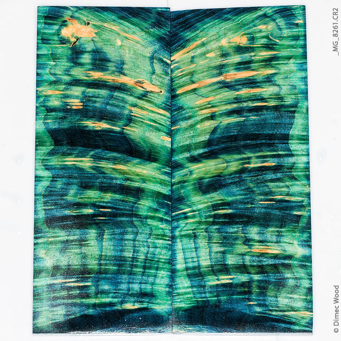 Stabilized wood box elder burl panels
