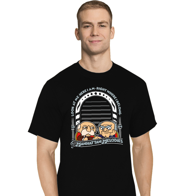 Shirts T-Shirts, Tall / Large / Black Statler and Waldorf Melodies