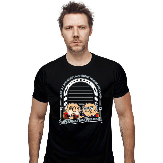 Shirts Fitted Shirts, Mens / Small / Black Statler and Waldorf Melodies