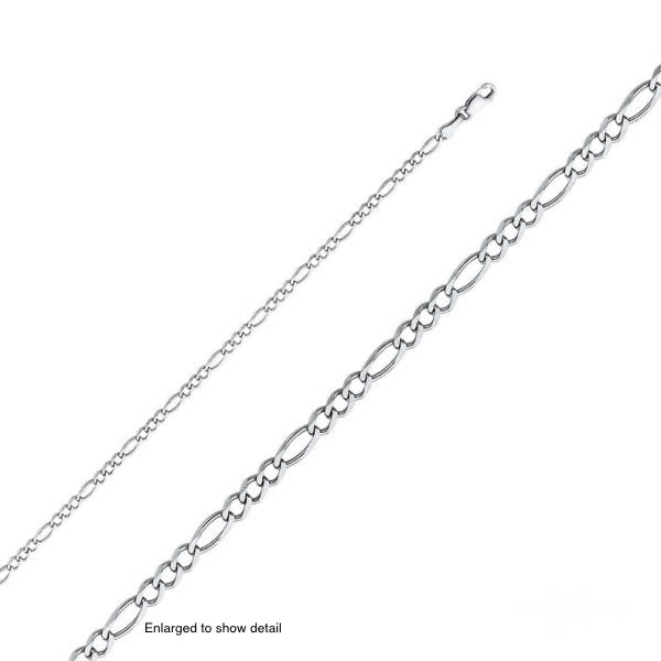 Sterling Silver Figaro 1.9mm