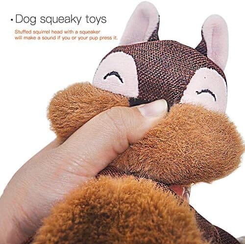 Sturdy Squirrel Interactive Pet Toy Rope Knots Puppy Chew Teething Toys Toys Pet Clever