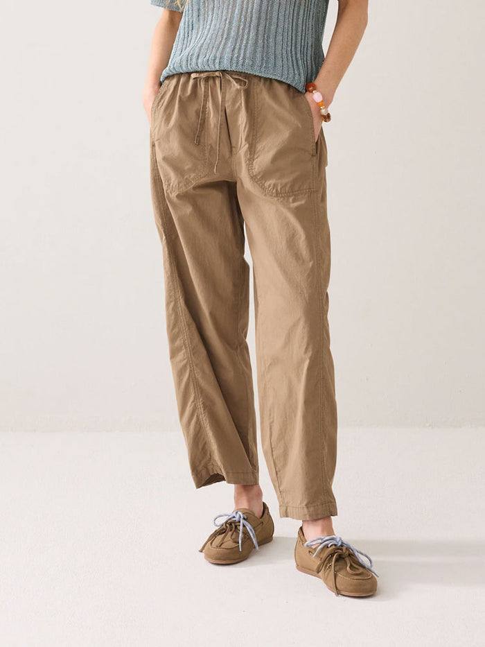 Summum Barrel Fit Trousers Dark Clay