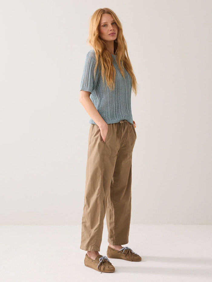 Summum Barrel Fit Trousers Dark Clay
