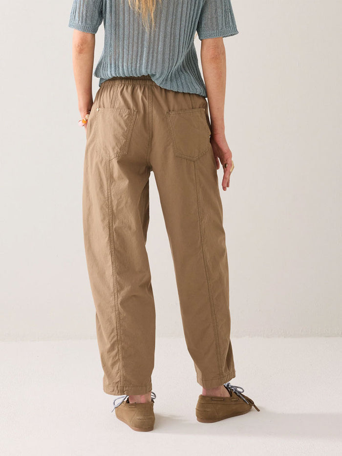 Summum Barrel Fit Trousers Dark Clay