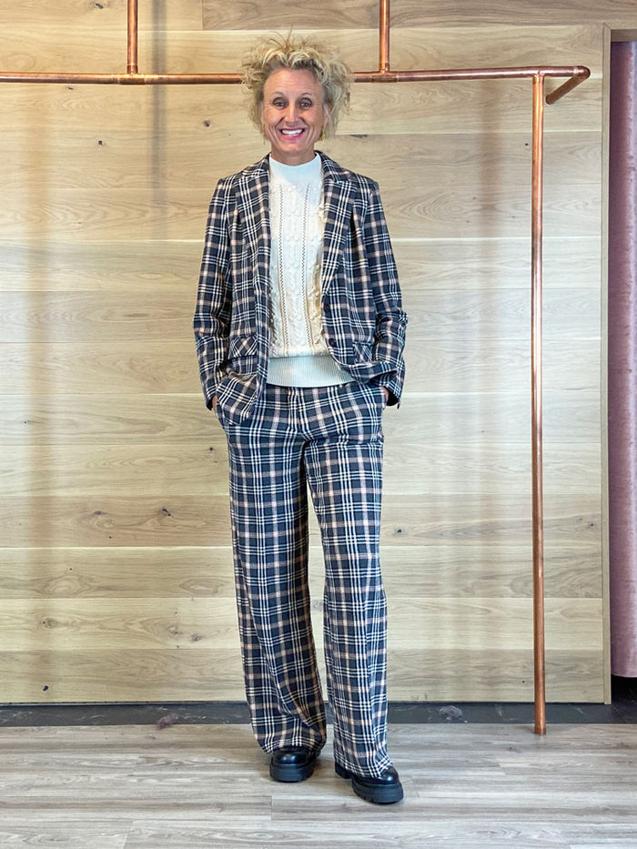 Summum Check Trousers Multicolour