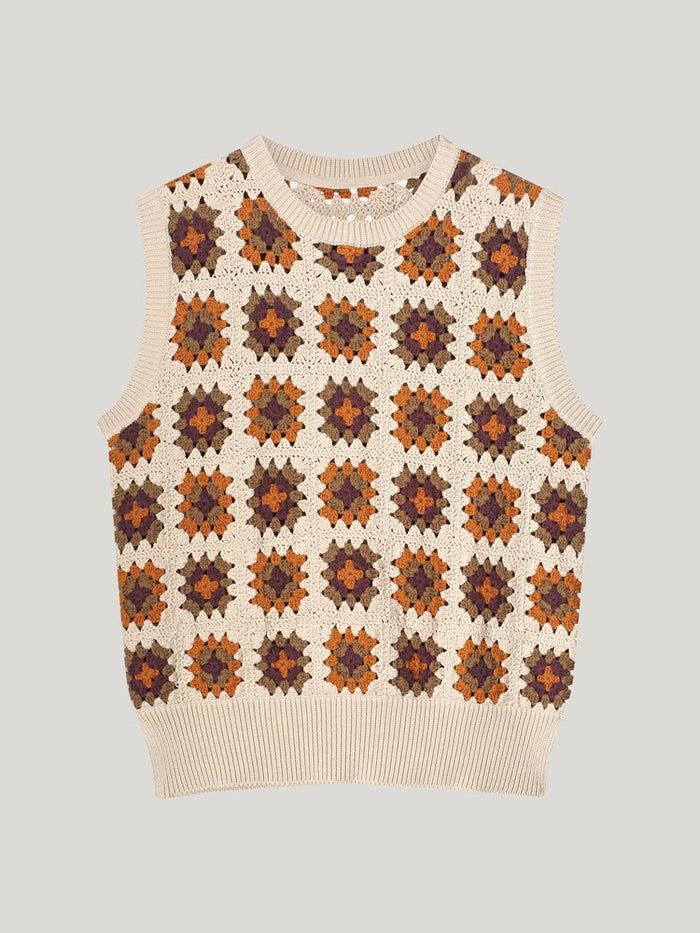 Summum Crochet Slipover Multicolour