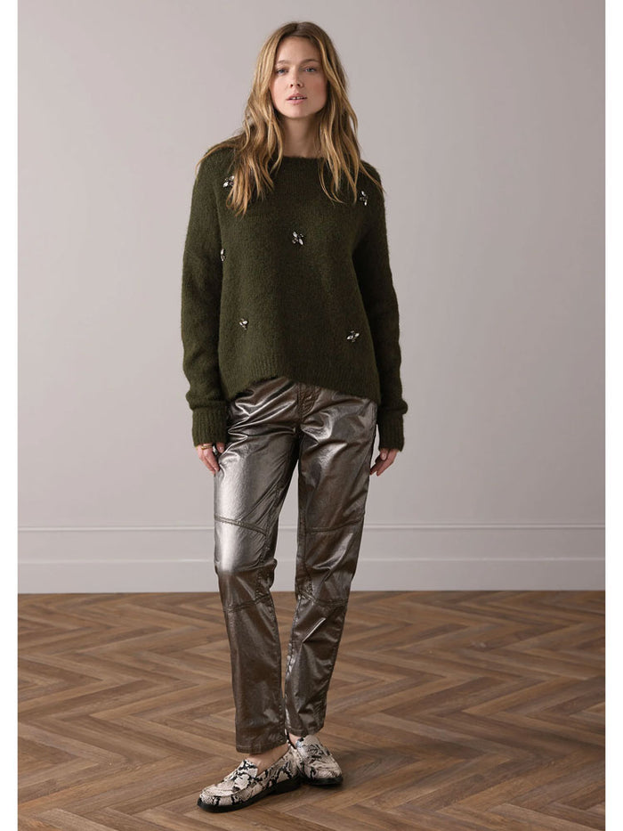 Summum Embellished Knit Camo