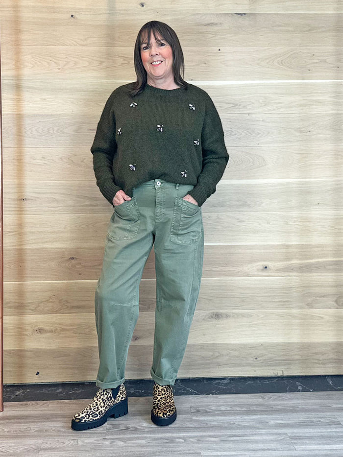 Summum Embellished Knit Camo