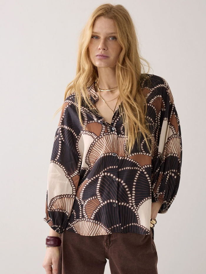 Summum Printed Blouse Multicolour