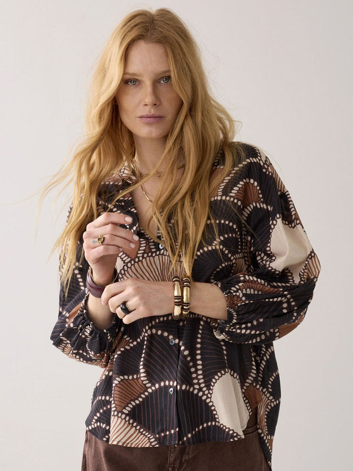 Summum Printed Blouse Multicolour