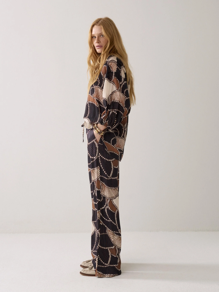 Summum Printed Trousers Multicolour