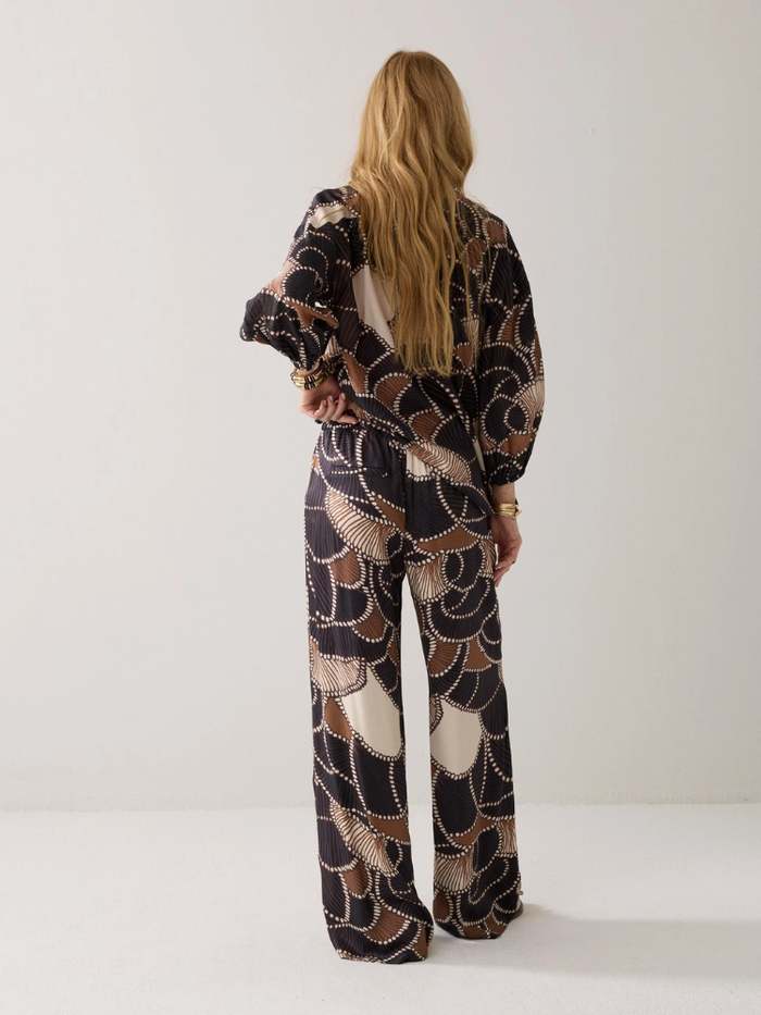 Summum Printed Trousers Multicolour