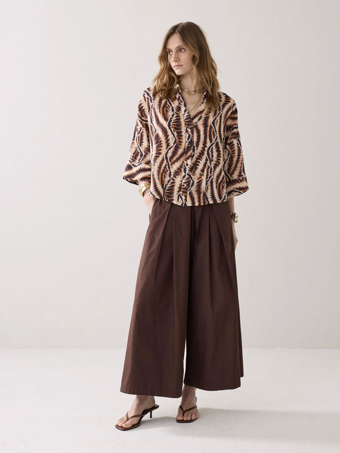 Summum Safari Print Blouse Multicolour