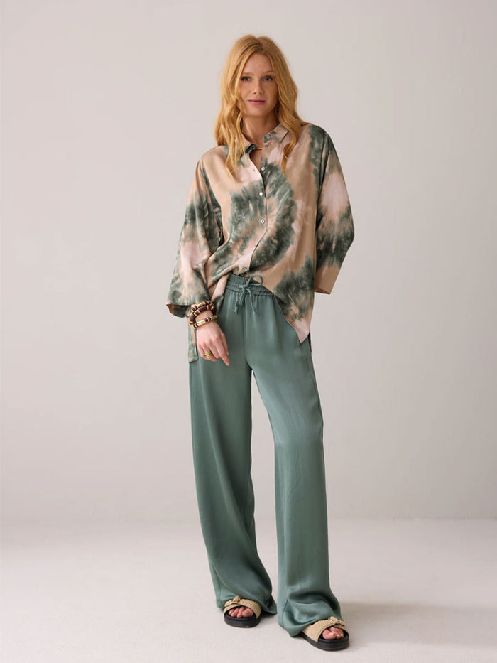 Summum Tie Dye Print Blouse Multi